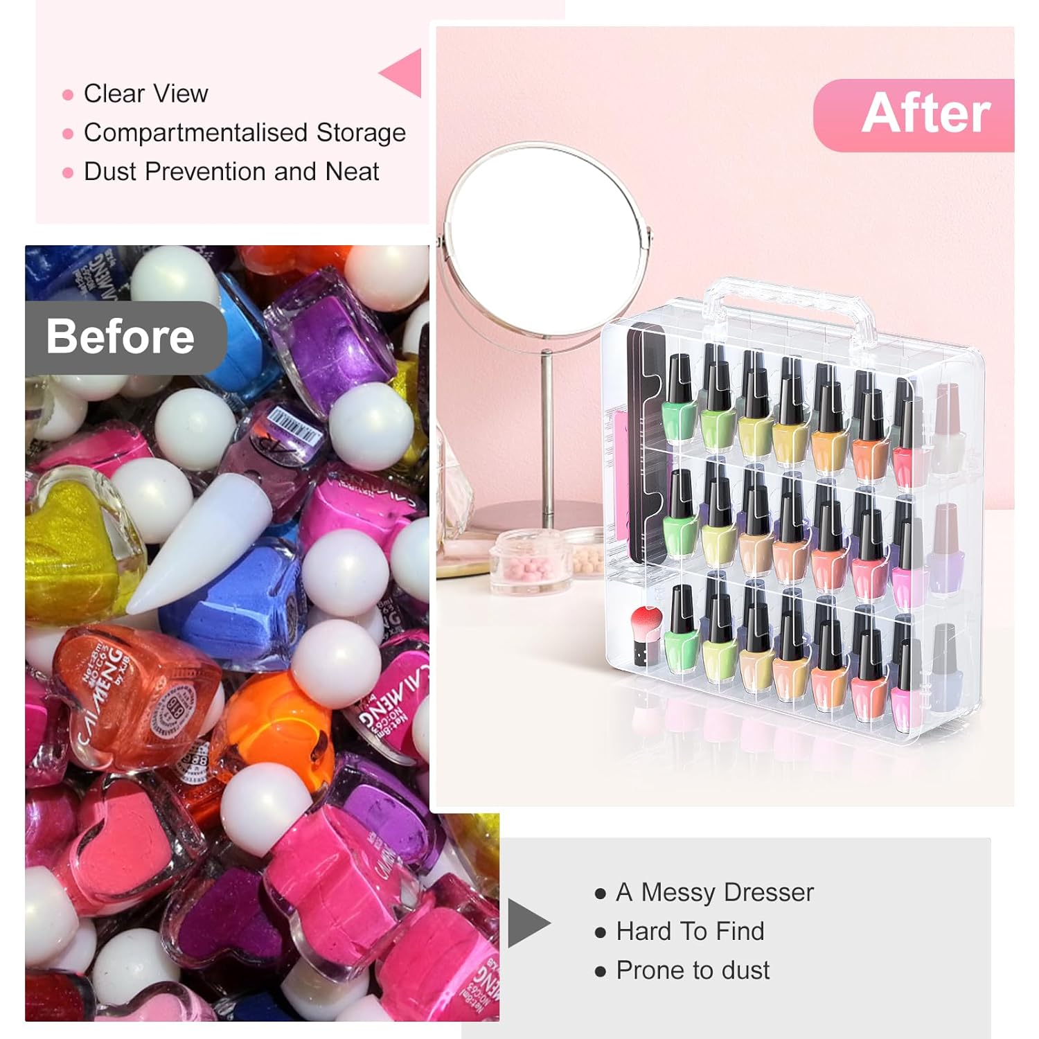 Our Honest Take on the Beloving 48-Bottle Nail Polish Organizer