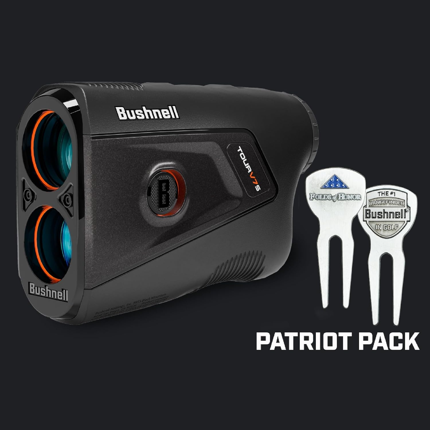 Bushnell Golf Tour V7 Shift Laser Rangefinder with Tour Trusted Slope Technology, Dual Color Display, Yardage Range Recall, 1300-Yard Range & 6X Magnification