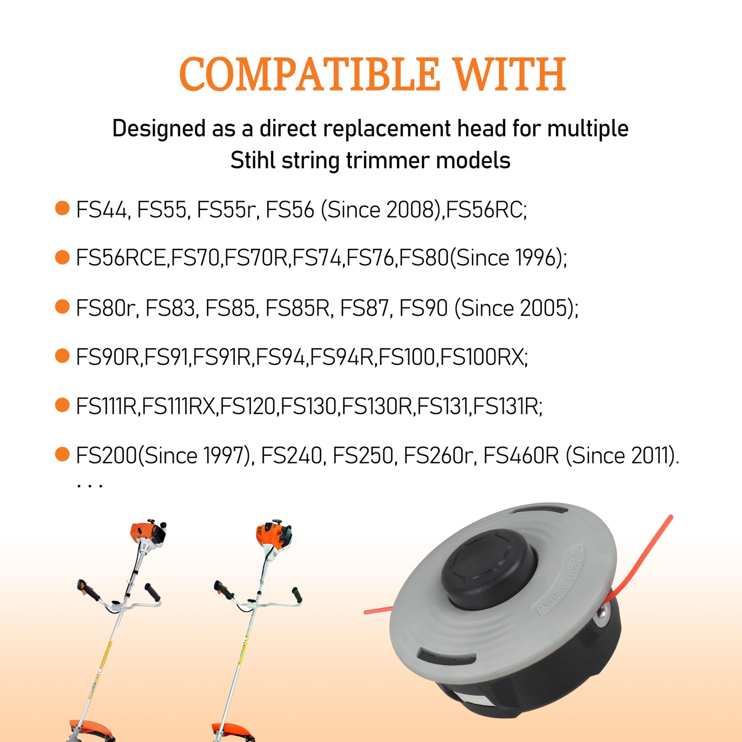 Amazon.com: Rifatrio 27-2 Weed Eater Trimmer Head for Stihl