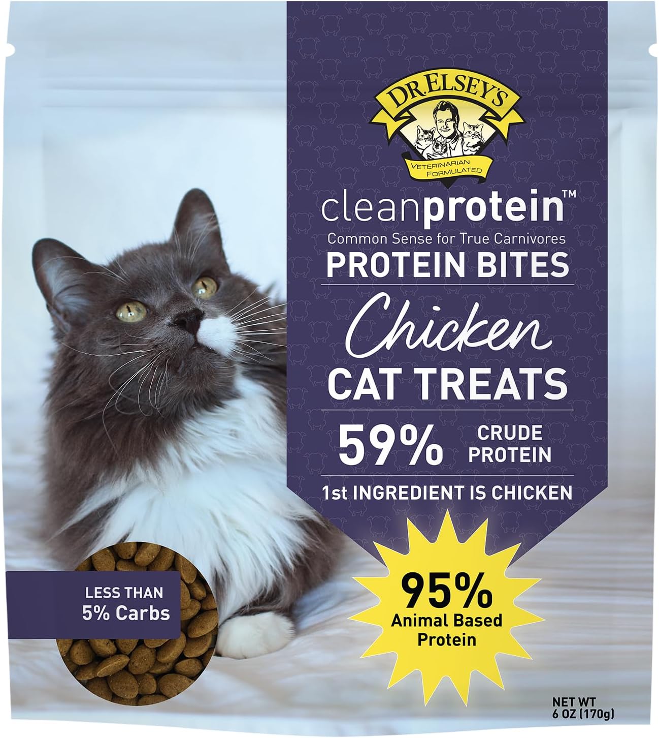 Dr. Elsey's cleanprotein Protein Bites Chicken 6 oz.