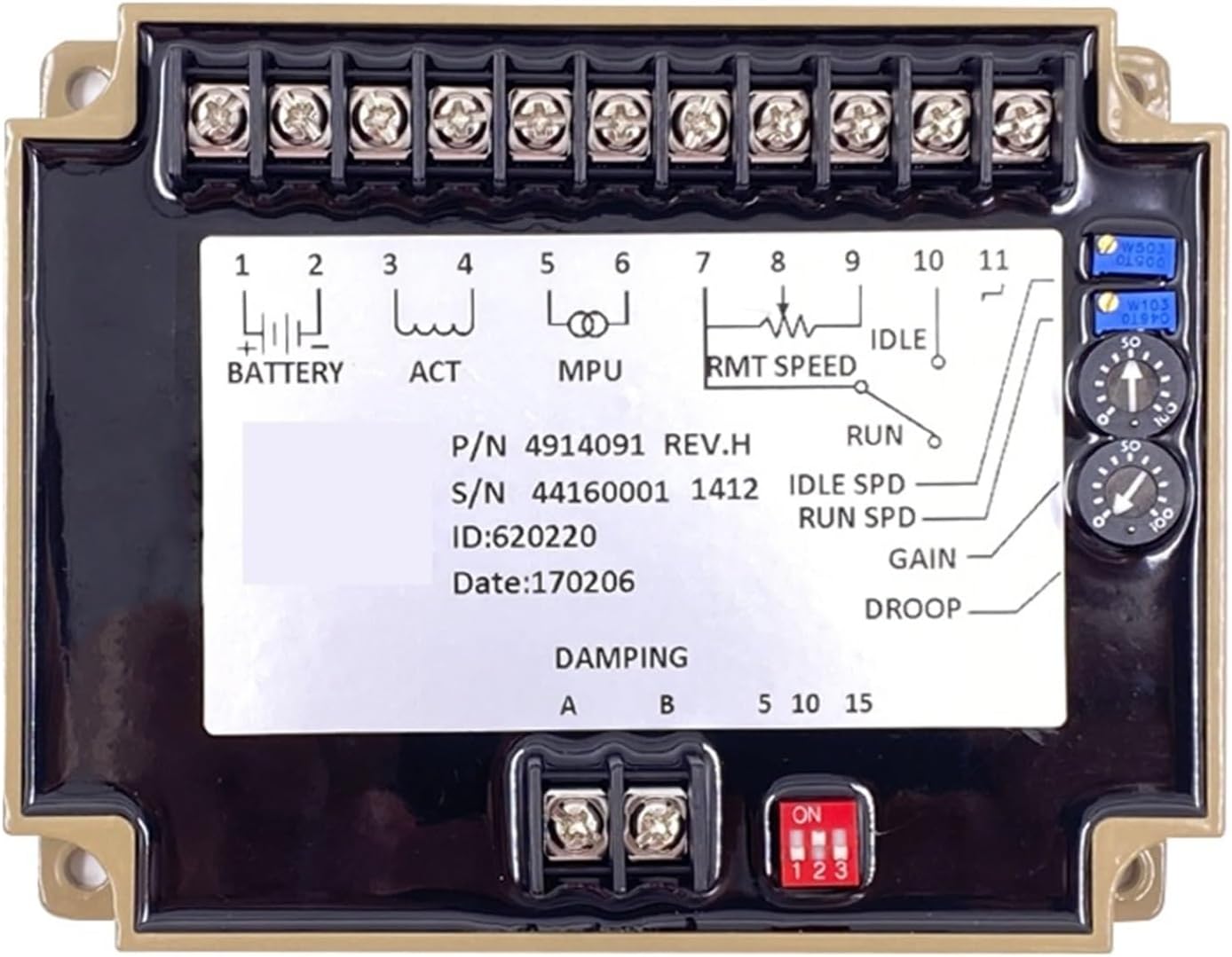 4914091 Electronic Engine Speed Controller Governor for Generator