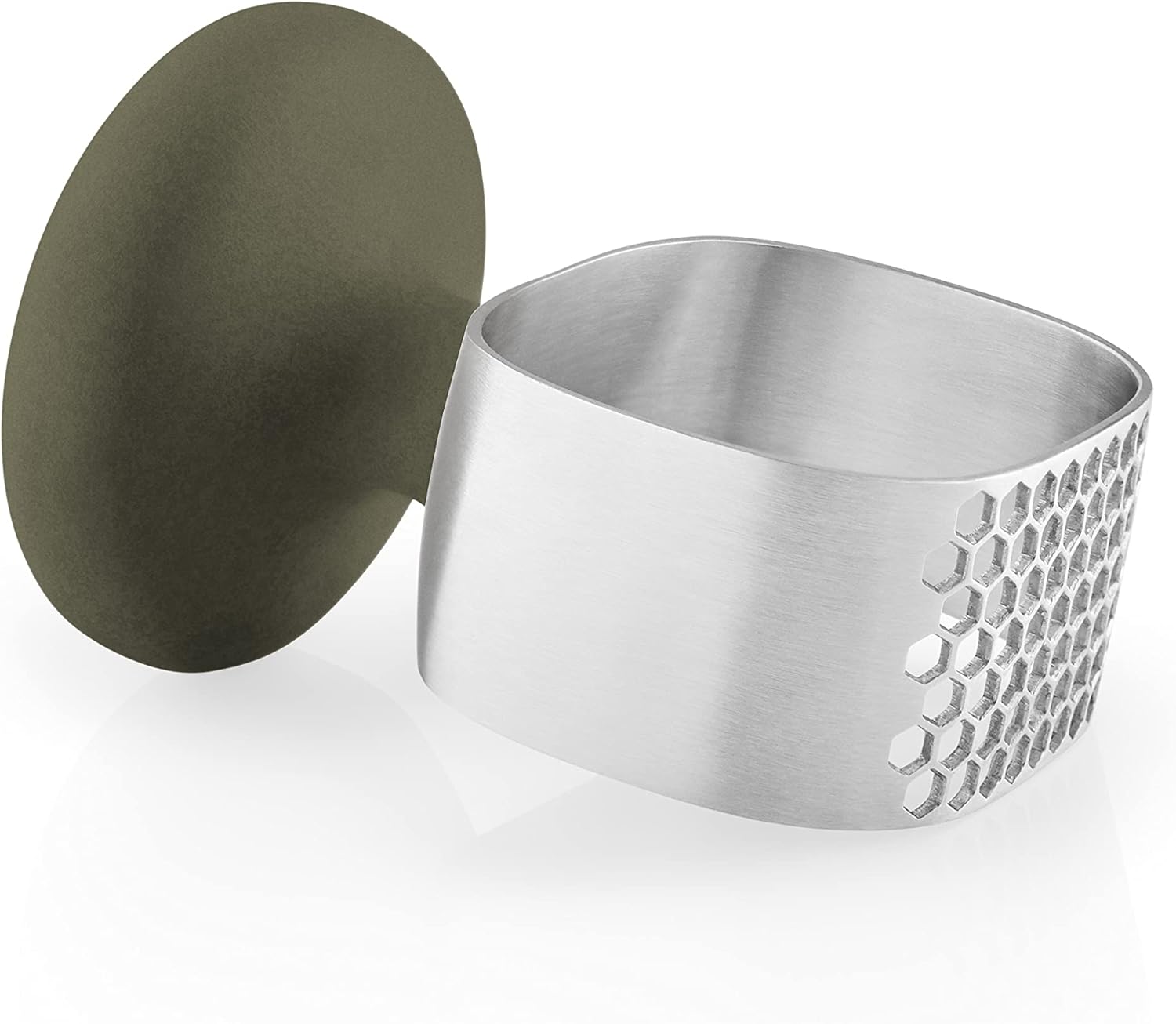 EVA SOLO | Greem Tool Garlic Masher | Stainless Steel Plastic | Danish Design & Functionality | Tools Kitchen Gadgets & Accessories