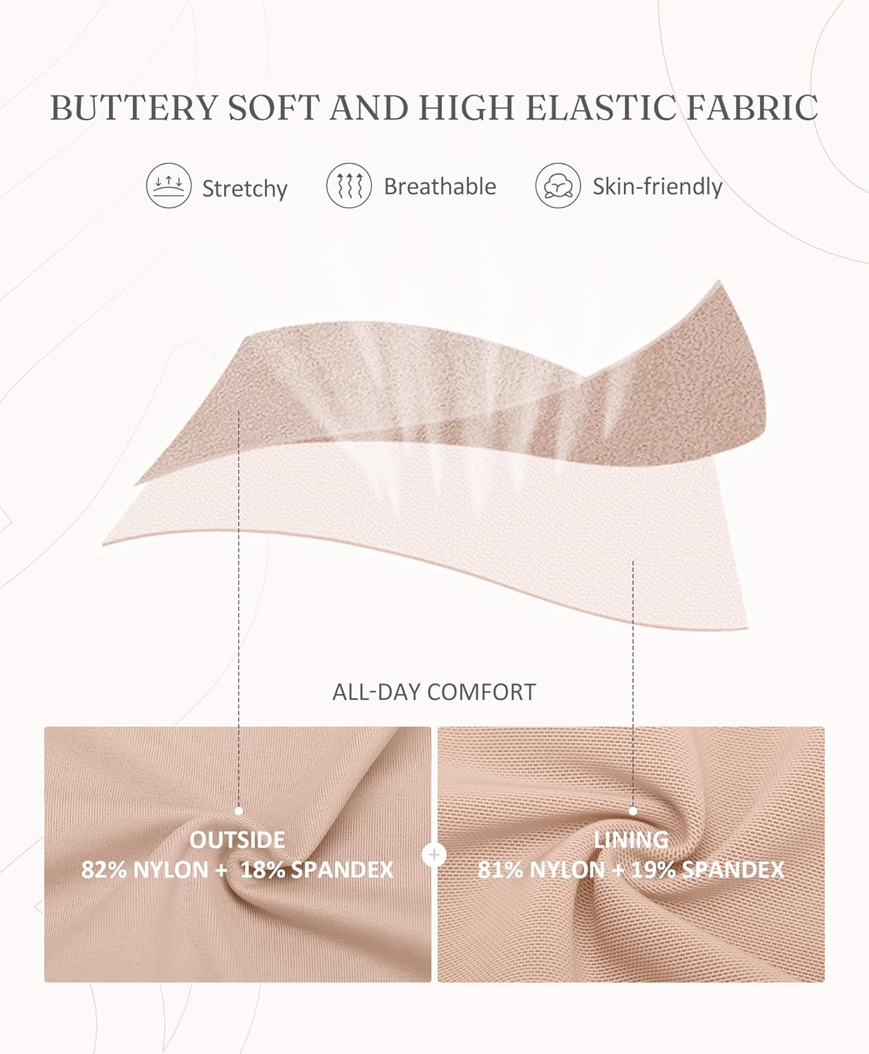 FeelinGirl Tummy Control Shapewear for Women Faja Shorts High Waisted Seamless Body Shaper with Zipper Crotch - Image 5