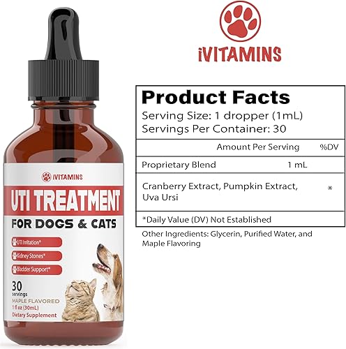 Miniatura 2 de Tratamiento de infecciones urinarias para gatos y perros, medicamento para infecciones urinarias para perros, tratamiento de infecciones urinarias