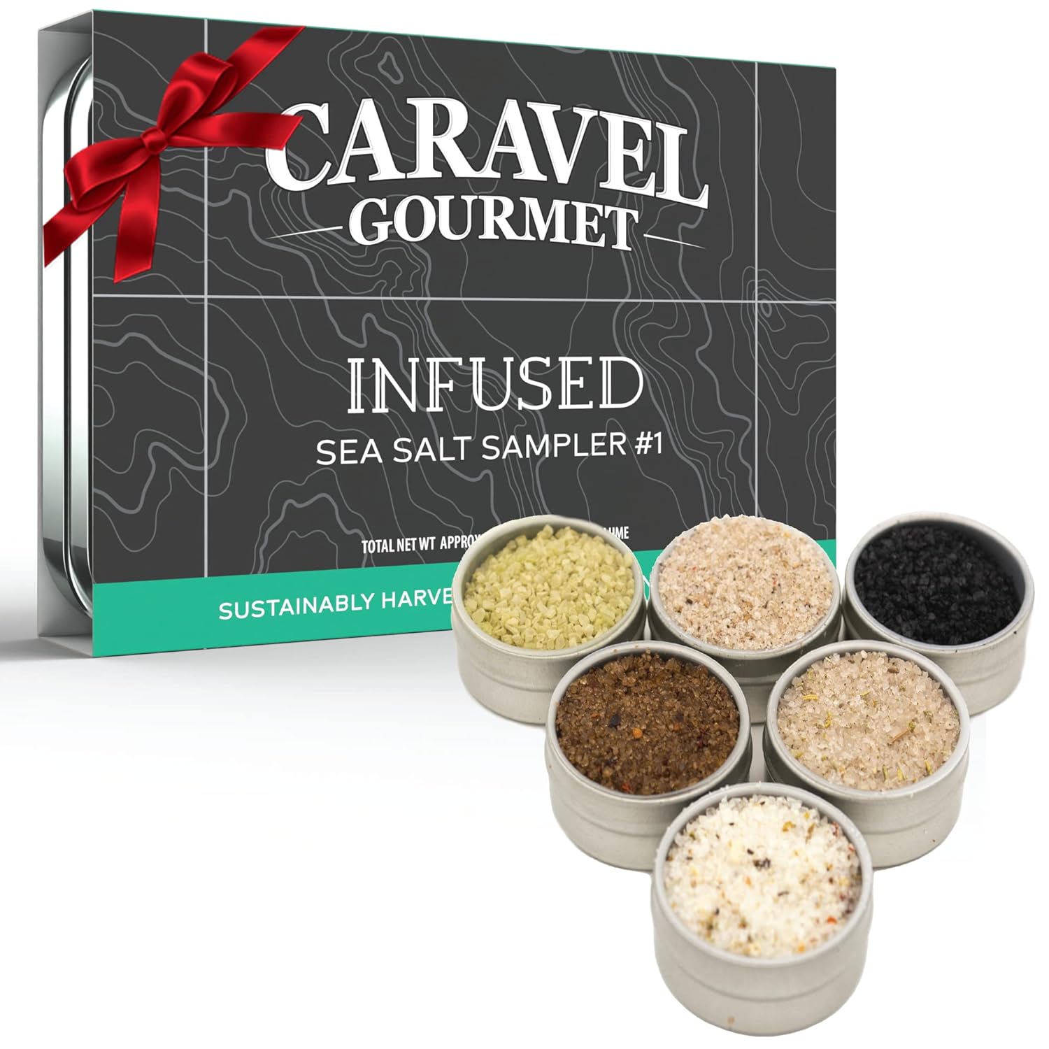 Infused Sea Salt Sampler Set, Finishing Salt for Seasoning