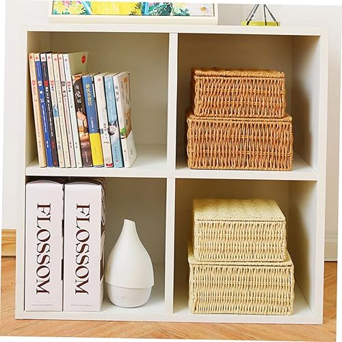 Miniatura 5 de CHILDWEET Cesta de almacenamiento de mimbre beige de 59.1 in con tapa, cesta multiusos para el hogar, niños, oficina, decoración, organización