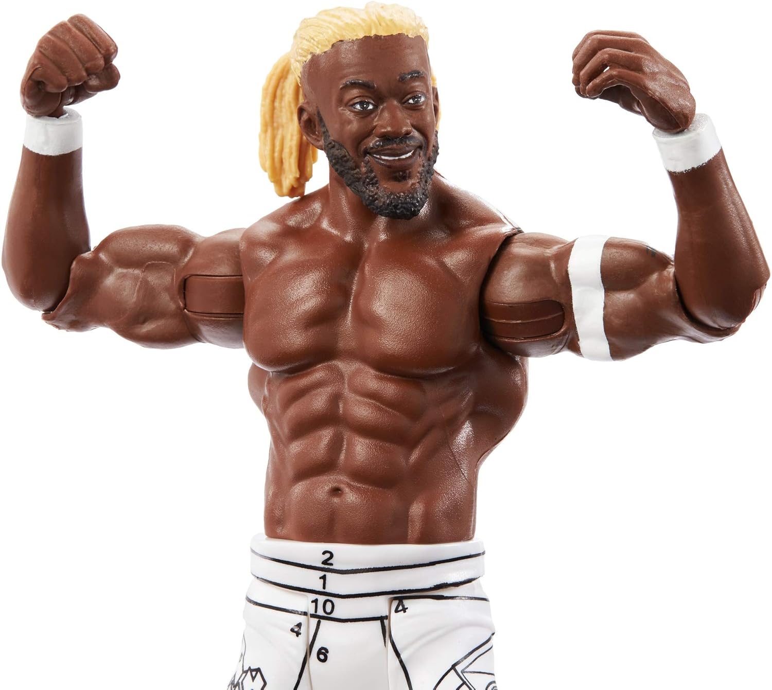 WWE Kofi Kingston Action Figure Series 114 Action Figure Posable 6 in Collectible for Ages 6 Years Old and Up