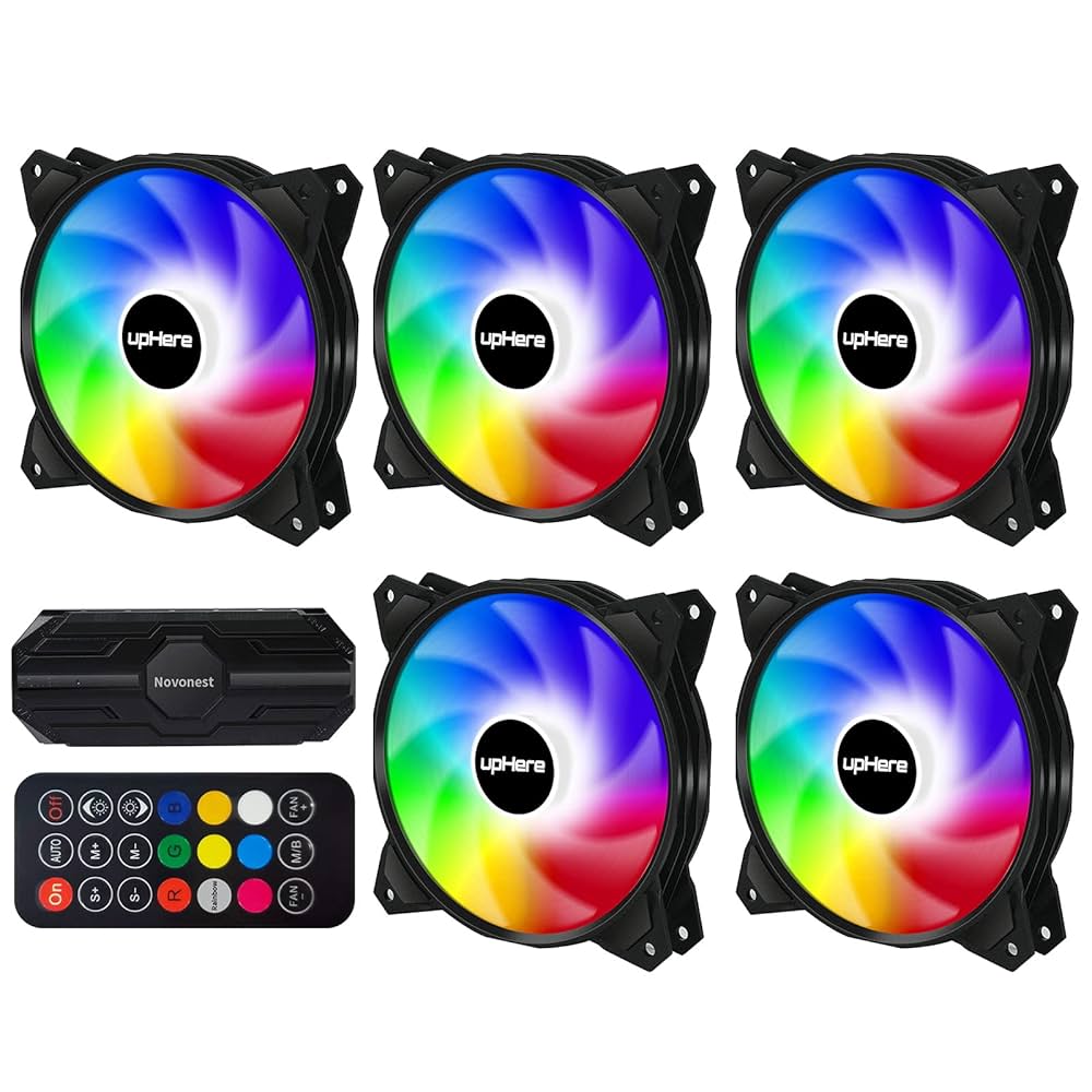 アンハッピーリフレイン　ケース交換済み Amazon.co.jp: upHere 120mm ARGB PCケースファン 5V 3PIN ARGB