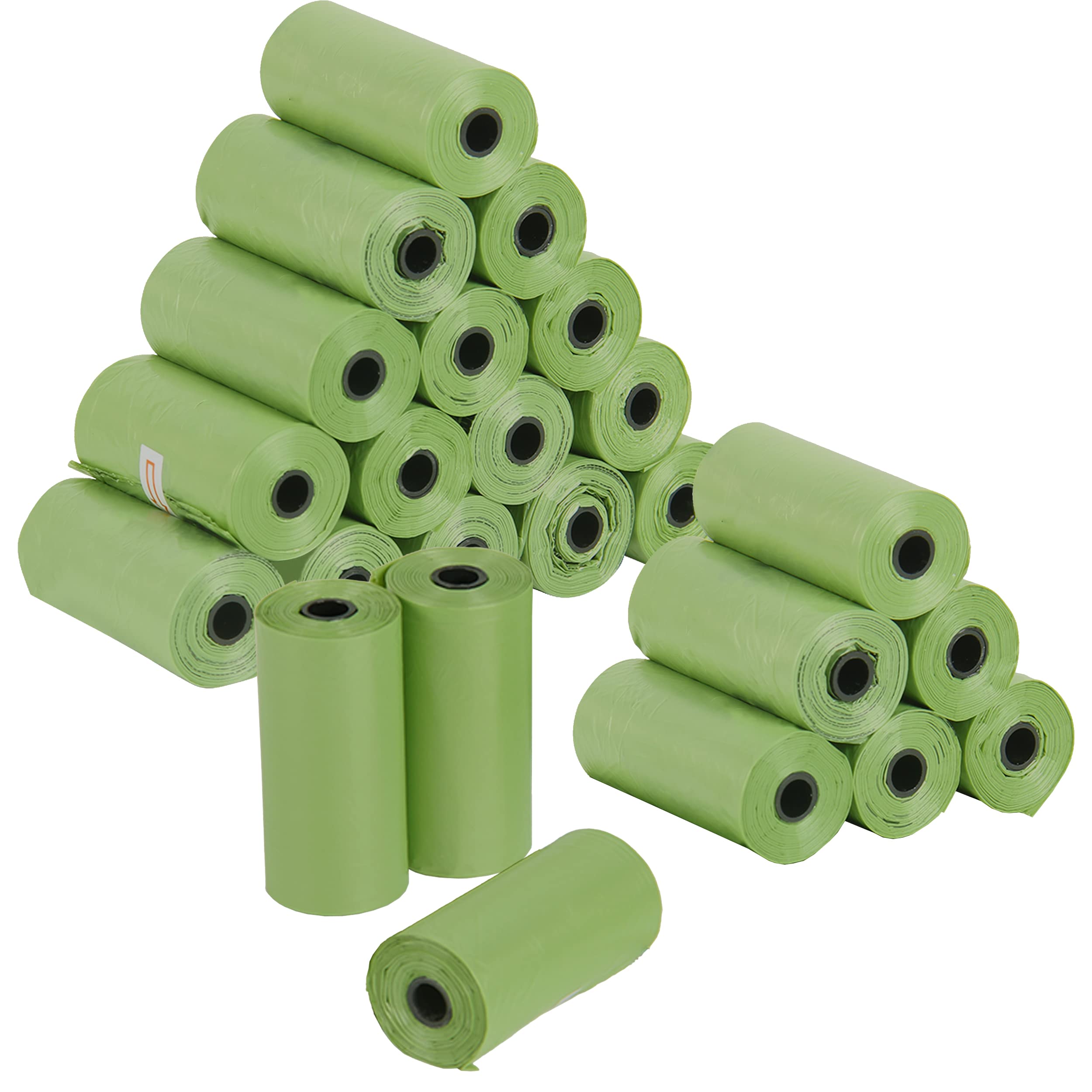 BESCH Bolsa para Excremento de Perro 100% Bioagradable Perfumadas con Materiales de Almidón de Maíz Ecológica (360 Bolsas)