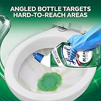 Vista 4 de Lysol Gel limpiador de inodoro, para limpieza y desinfección, eliminación de manchas, contiene blanqueador, 24 onzas (paquete de 2)