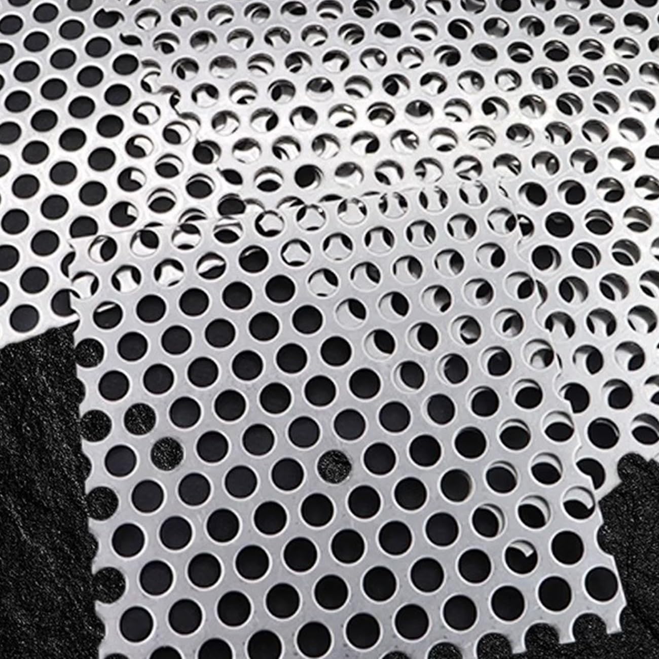 Tapa de drenaje de piso de acero inoxidable, Tapas de drenaje cuadradas acero inoxidable 304 con orificios 5 mm, varios tamaños for baño y cocina(20x20cm)