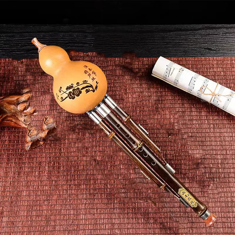 LANDTOM Selected Entry and Text grading Level Purple Bamboo Hulusi (Flower-Bb Key)