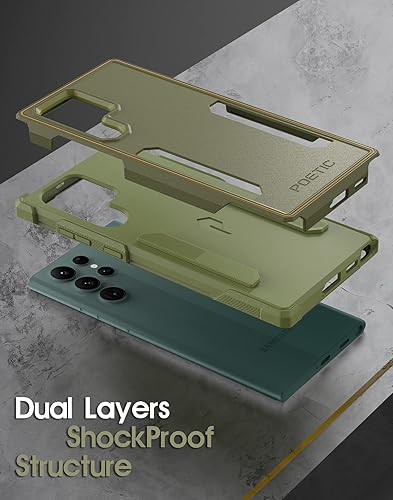 Miniatura 8 de Poetic Neon Series - Funda diseñada para Samsung Galaxy S22 Ultra 5G de 68 pulgadas doble capa resistente resistente ligera delgada a prueba de