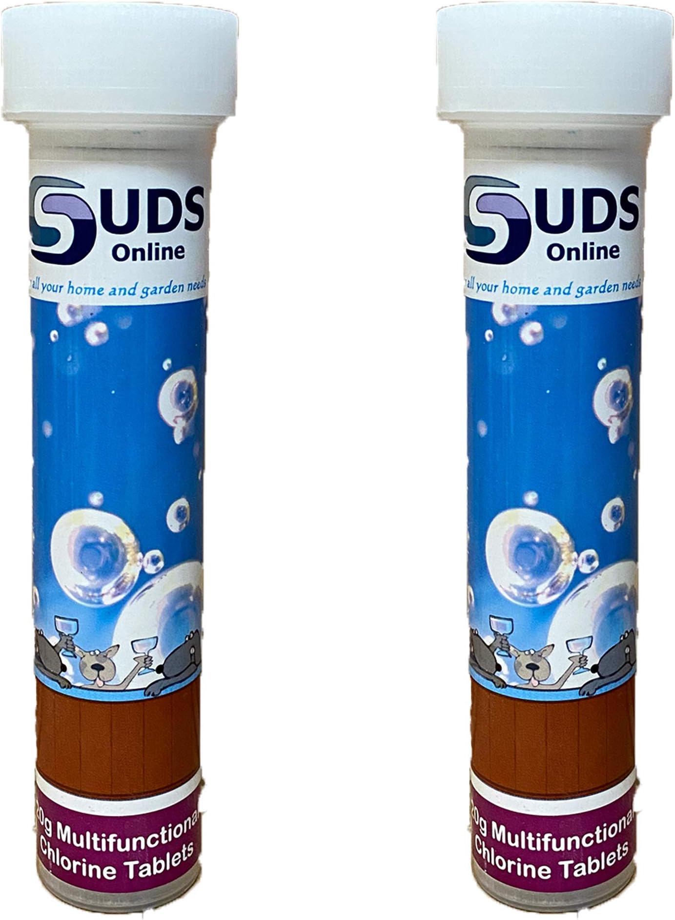 SUDS-ONLINE 20 X Chlorine 20g Multifunctional
