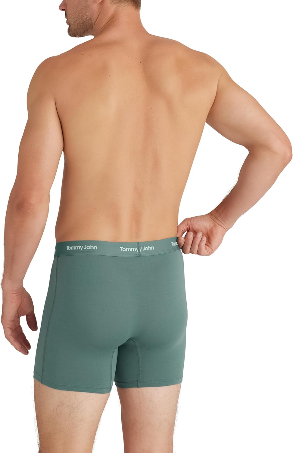 Tommy John Men's Luxe Modal 6" Boxer Brief Underwear 3-Pack - Image 3