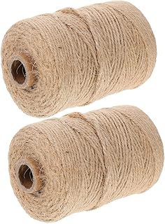 4 Rolos De Corda De Juta Fio De Juta Corda Decorativa Fita De Decoração Retrô Para Presentes Faça Você Mesmo Corda De Artesanato Corda De Corda Faça Você Mesmo Corda De Corda Para