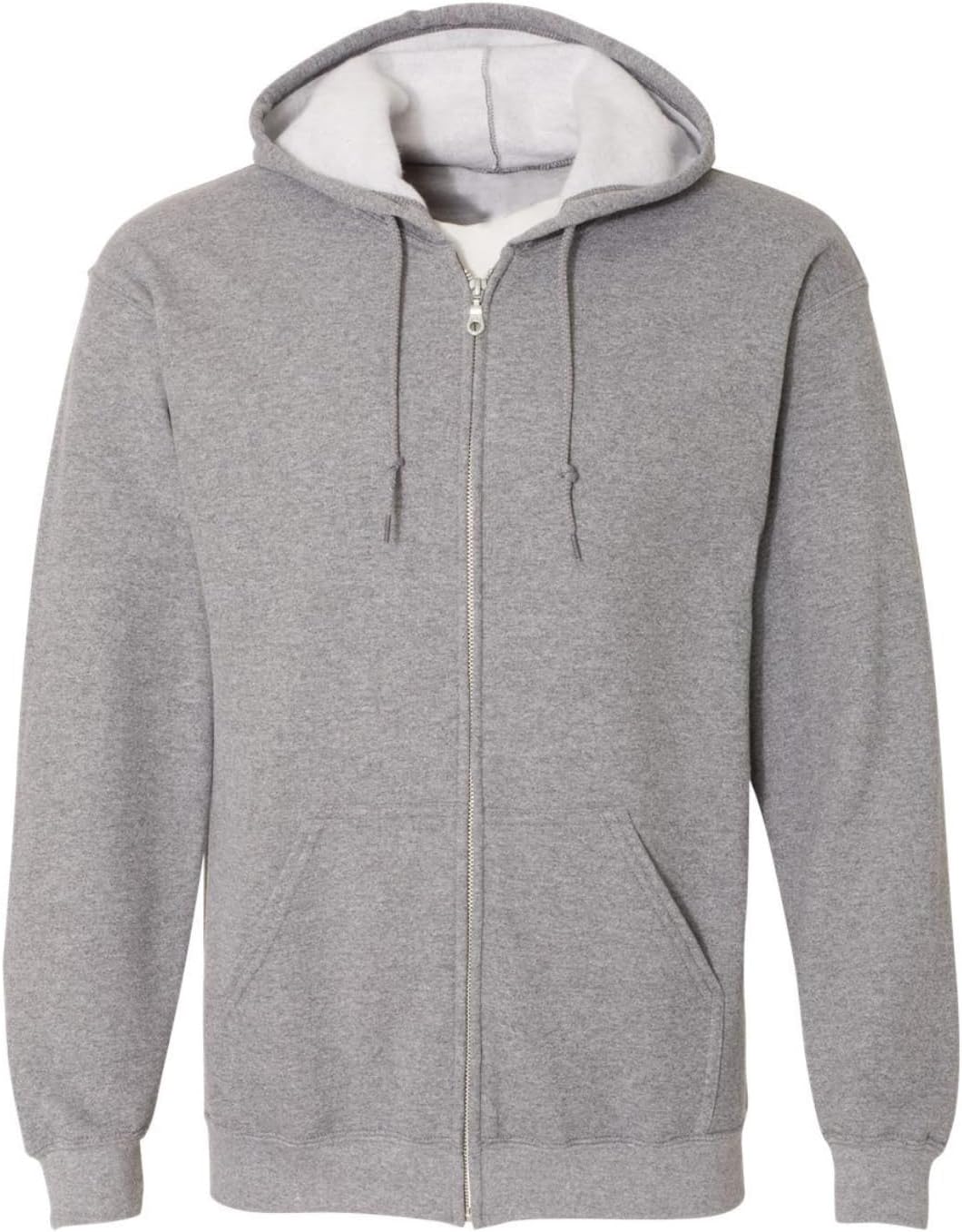 Mens Full Zipper Hoodies Adult Heavy Blend Full-Zip Up Hooded Sweatshirt - in 16 Colors. Sizes S-5XL