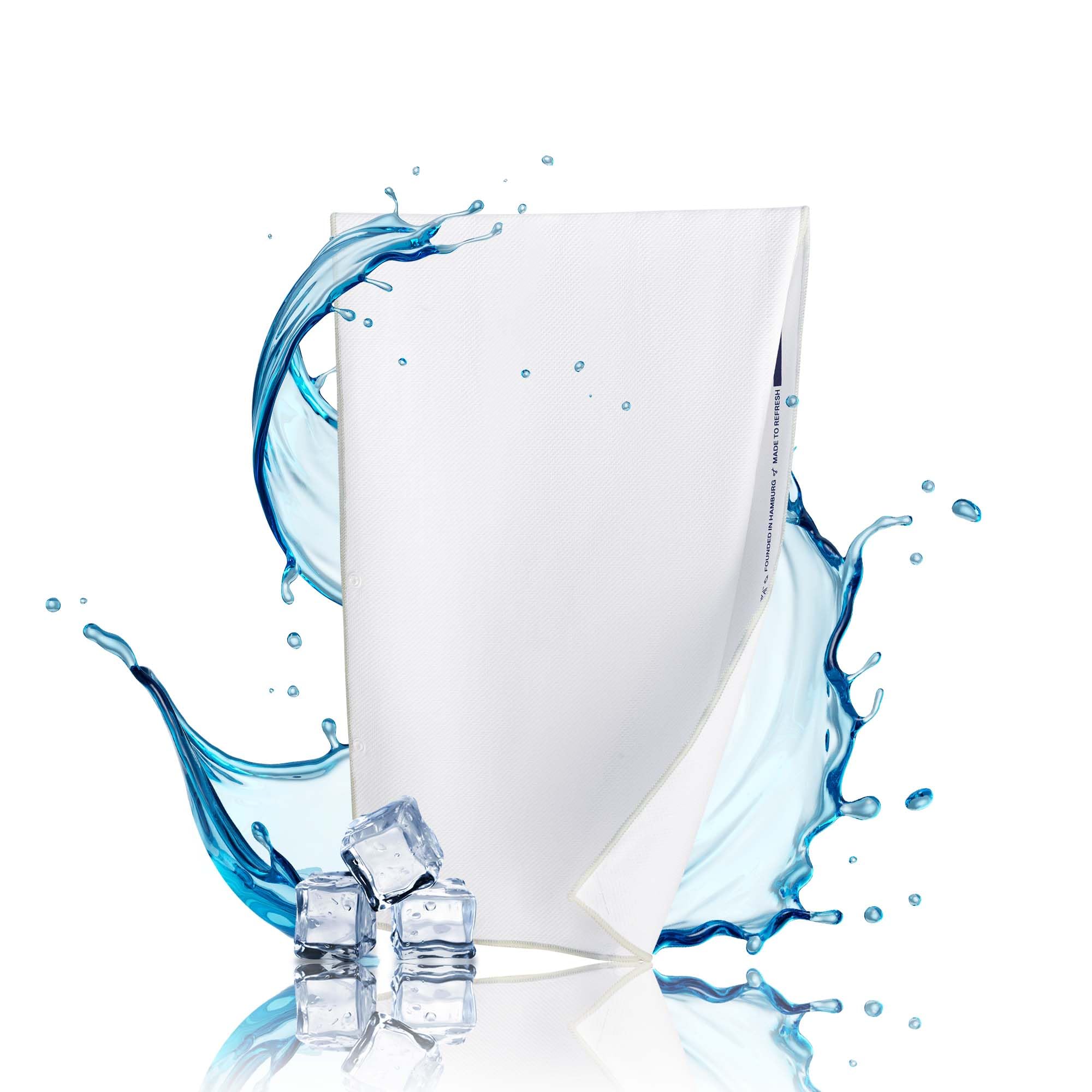 CULYA Asciugamano Rinfrescante 90x30 Cm | Si Raffredda A 16°C Con Acqua | Antibatterico UPF 50+ | Per Sport, Palestra, Spiaggia