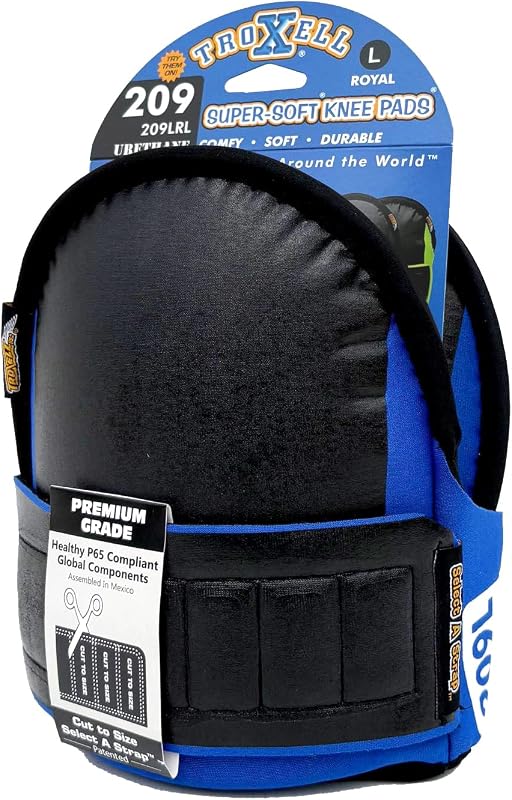 SuperSoft Royal Blue Kneepads (Large Size/Bagged in Pairs)