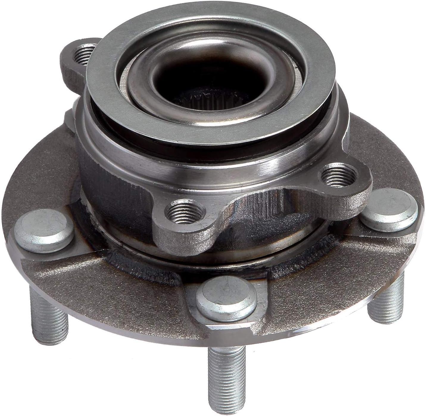 MotorbyMotor 513298 Front Wheel Bearing and Hub Assembly with 5 Lugs fits for Nissan Rogue,Nissan Rogue Select,Nissan Sentra (2.5L 4Cyl) Low-Runout OE Directly Replacement Hub Bearing (2 Pack)