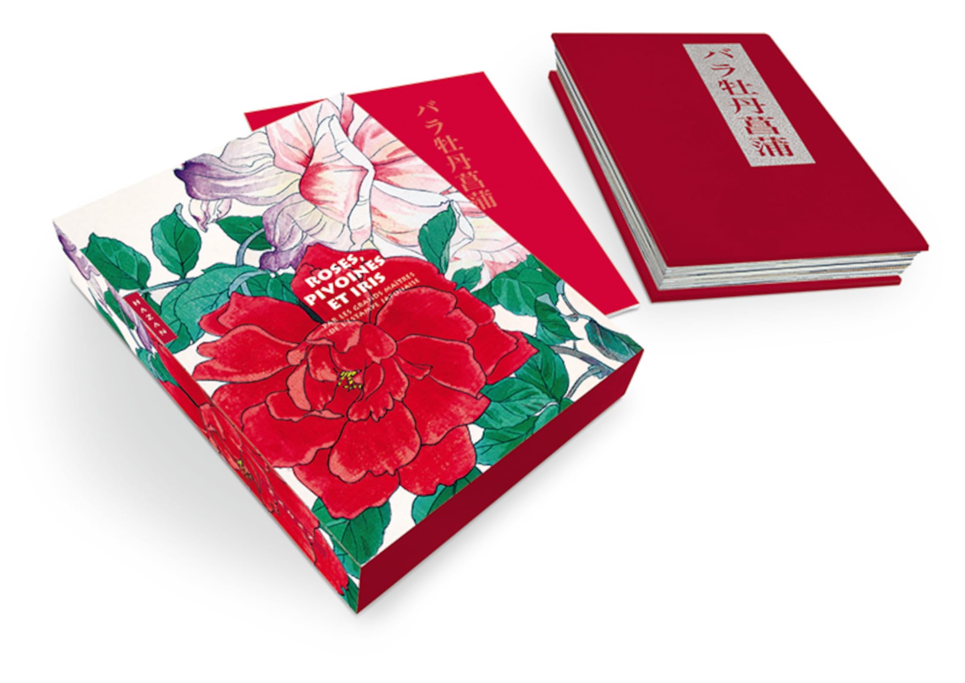 Roses, pivoines et iris par les grands maitres de l'estampe japonaise (coffret)