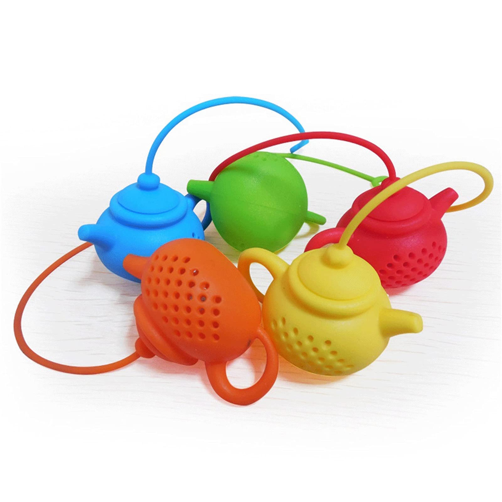 Passoire à thé au design créatif - Détails sur l'infuseur à thé en silicone - Filtre à thé - Diffuseur de thé en forme de feuille (D)