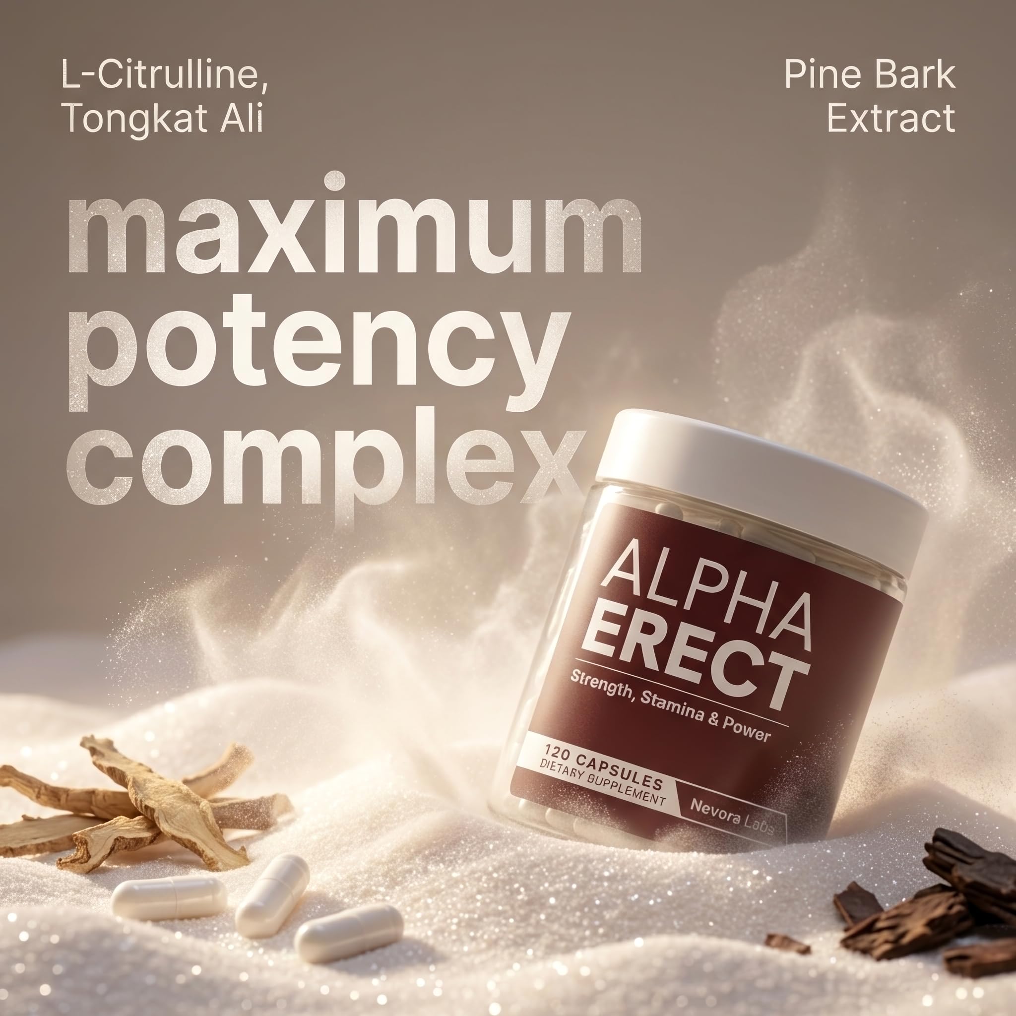 Alpha Male Enhancing Supplement, Size, Strength & Stamina — 120 Capsules — Amazon image 2