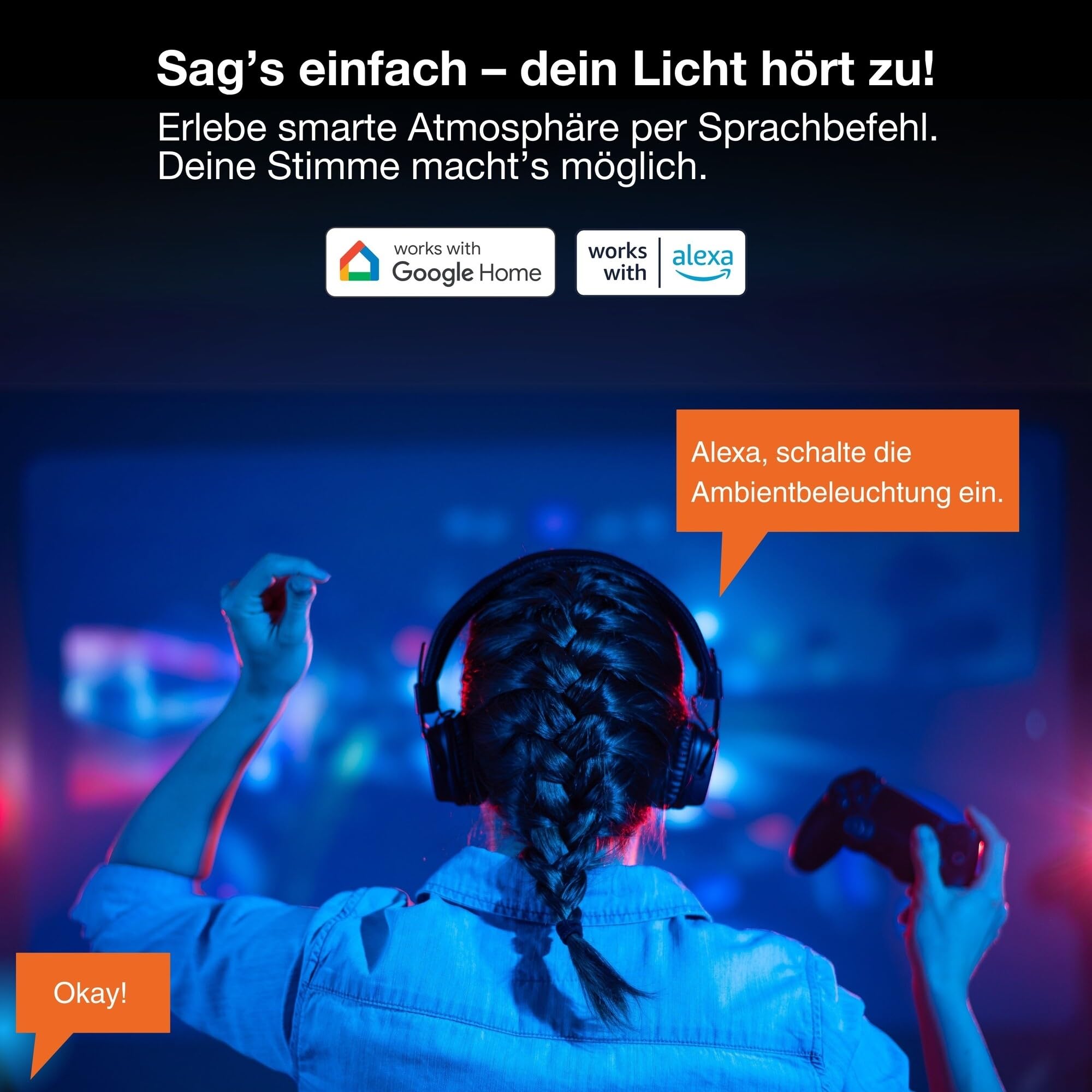 Osram SMART+ WIFI Magic Panelleuchte 24W, 2400lm, weiß | Smart+ Wifi Planon Magic, Party Lighting Special and Mood Light, Weiß, 30000 h, 1-Pack