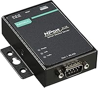 Vista 2 de MOXA NPort 5110-1 Port Serial Device Server, 10/100 Ethernet, RS232, DB9 Male