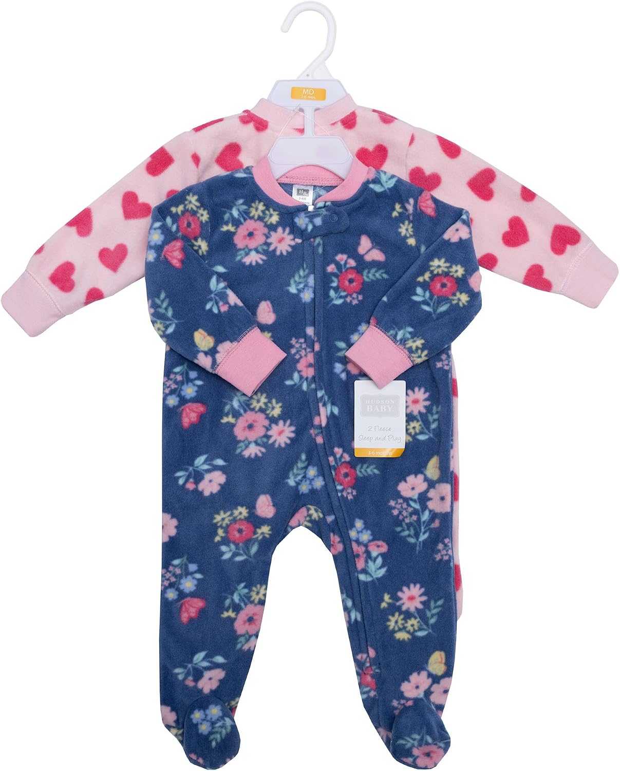 Hudson Baby Unisex Baby Fleece Sleep and Play