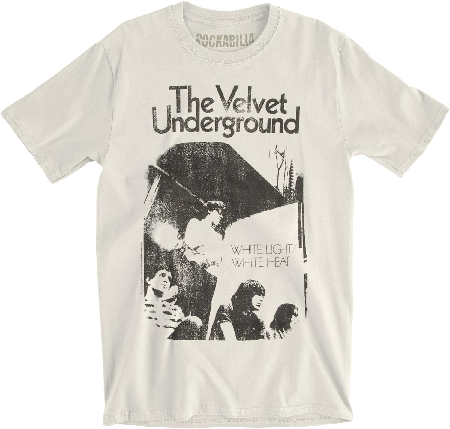 LYYJY Velvet Underground - White Light White Heat Soft T-Shirt Black Apparel