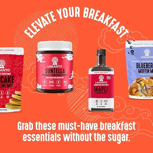 Miniatura 7 de Lakanto Granola crujiente de almendras y canela delicioso aperitivo cereales de desayuno rápido apto para ceto edulcorante de fruta de monje sin