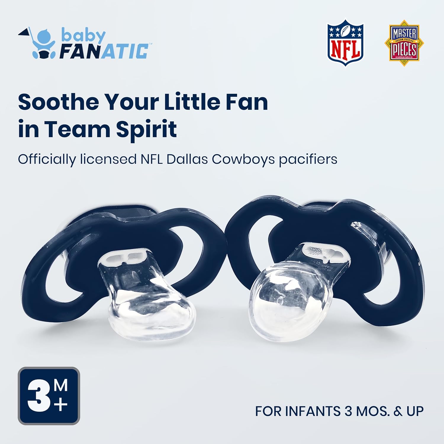 Baby Fanatic NCAA Baby Pacifiers