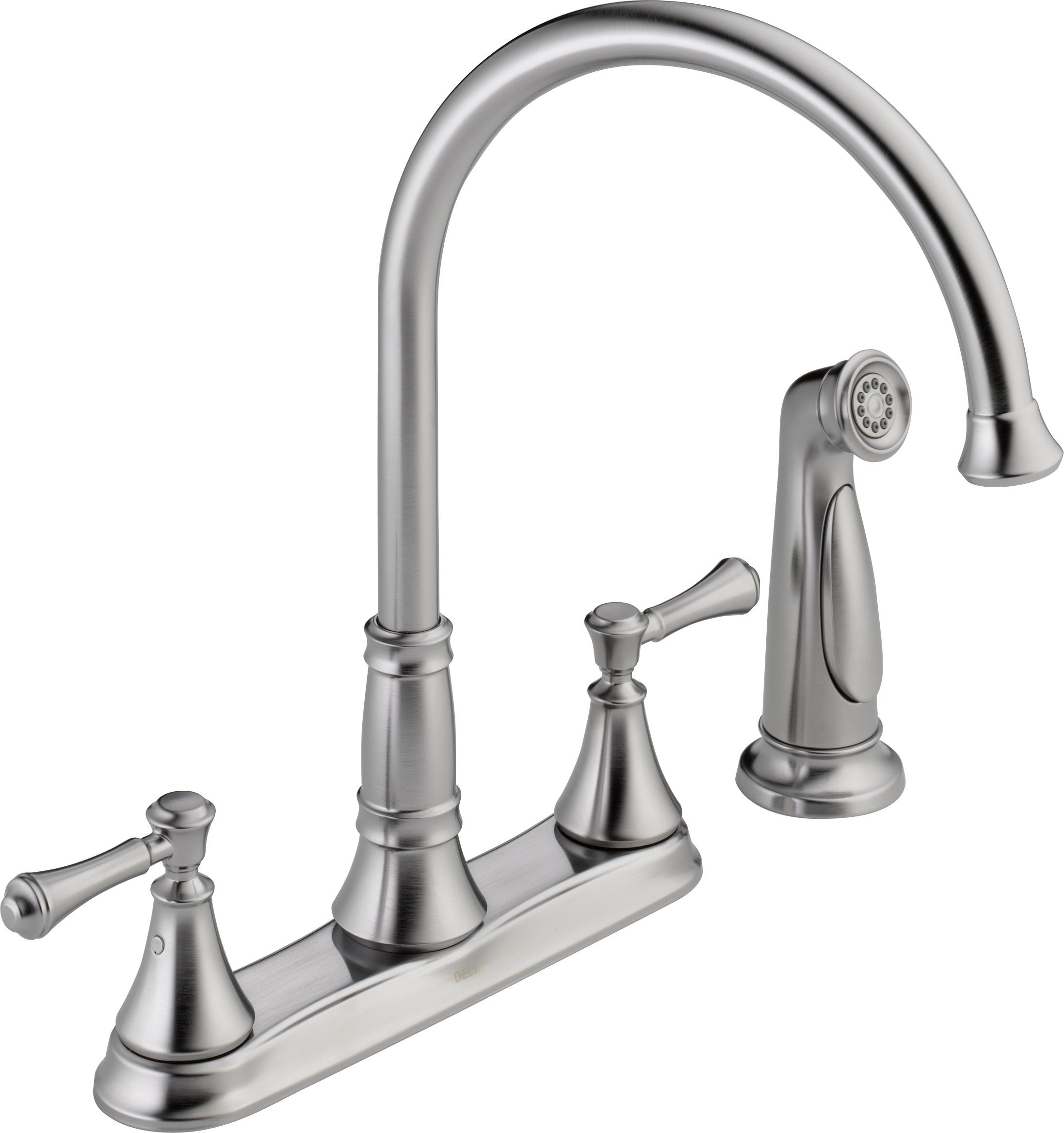DELTA FAUCET 2497LF-AR, 8.34 x 10.41 x 8.34 inches, Arctic Stainless