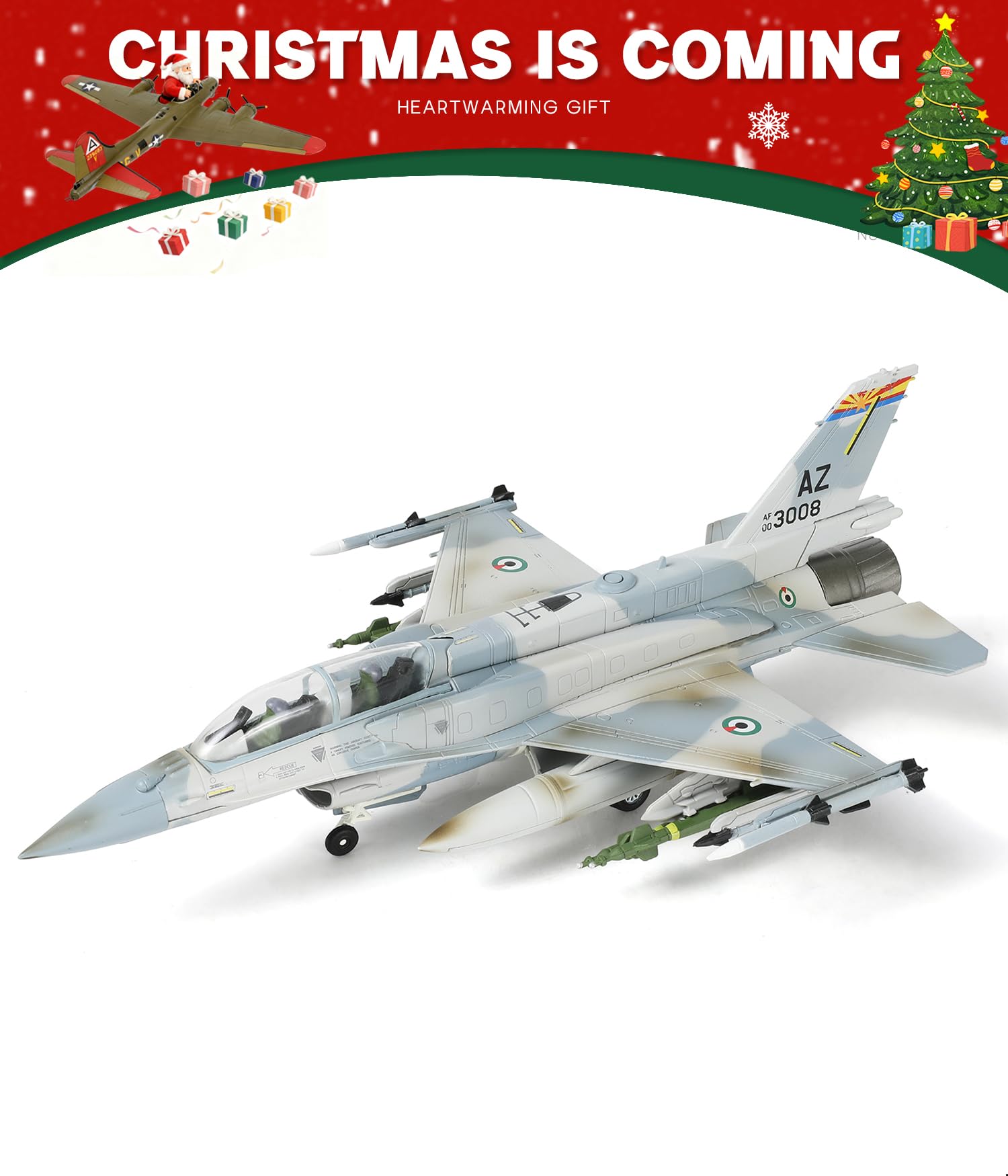 NUOTIE 1/72 F-16F blok 60 myśliwców model ZEA farba (stara wersja) prefabrykowany myśliwiec model samolotu stop metal odlewany ciśnieniowo model samolotu ze stojakiem ekspozycyjnym kolekcja prezent