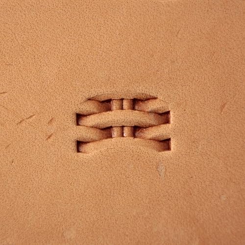 Miniatura 2 de Cesta de tejido de cuero sello herramienta sellos estampado tallado punzones herramientas artesanía Leathercrafting