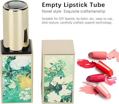 Miniatura 3 de ZJchao Tubo de lápiz labial, 3 piezas de bricolaje magnético, tubo de lápiz labial vacío, contenedor de bálsamo labial recargable, herramienta