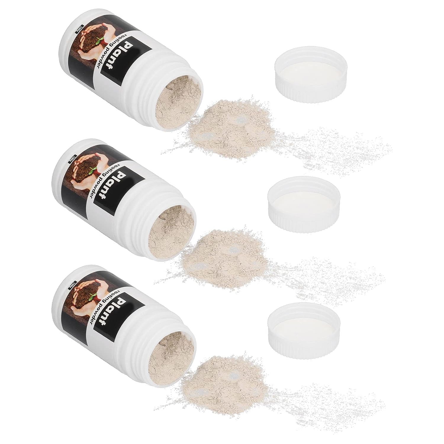 3PCS 3.5oz Rooting Powder, Plant Fruit Rooting Powder, Rooting Hormone Powder,for Indoor Plants,Vegetables,Fruit Trees,Berries,Flowers,Trees,Shrubs and Ornamental Plants