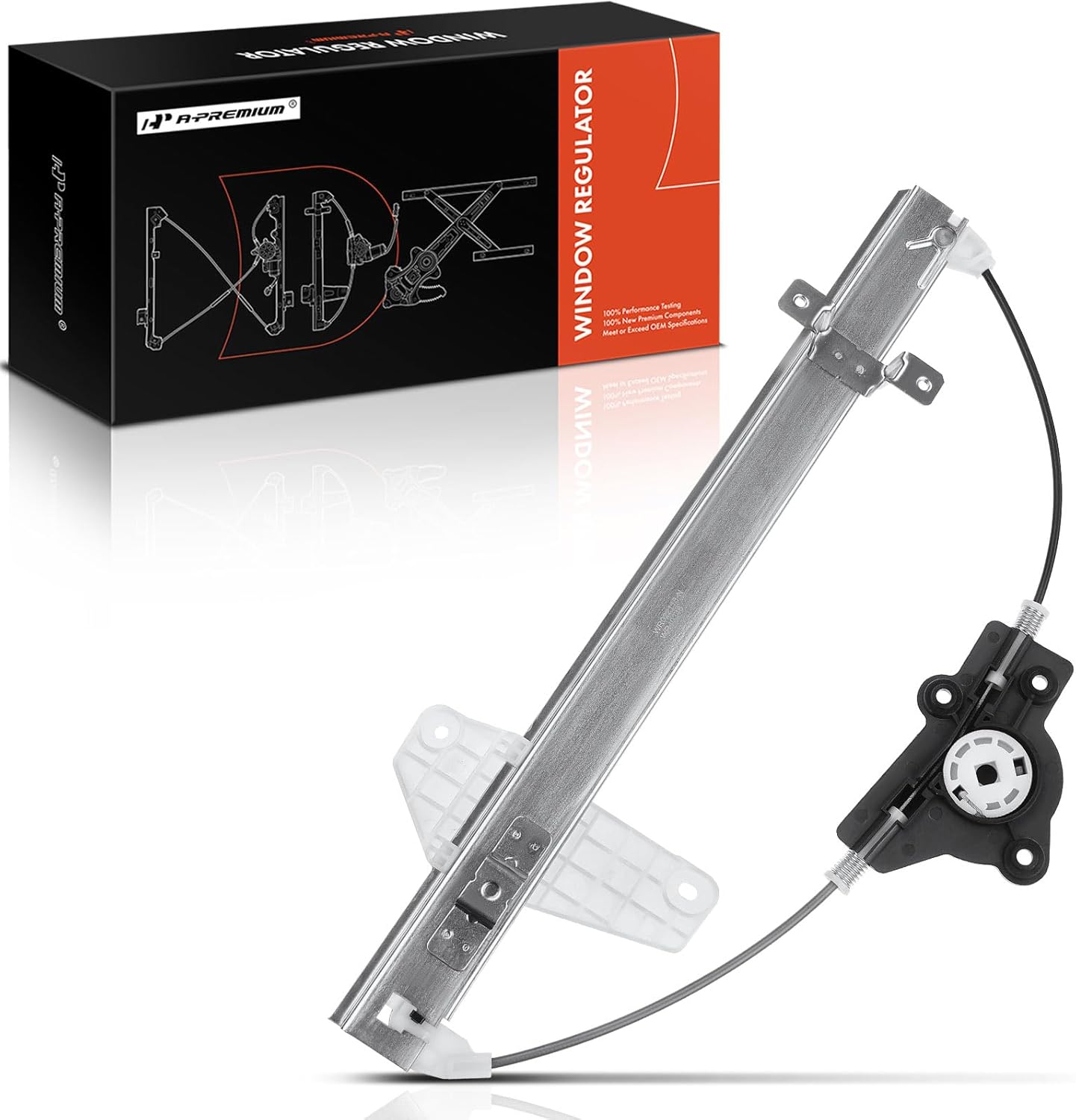 A-Premium Power Electric Window Regulator Without Motor Compatible with Nissan Maxima 2004-2008 Rear Left Driver Side