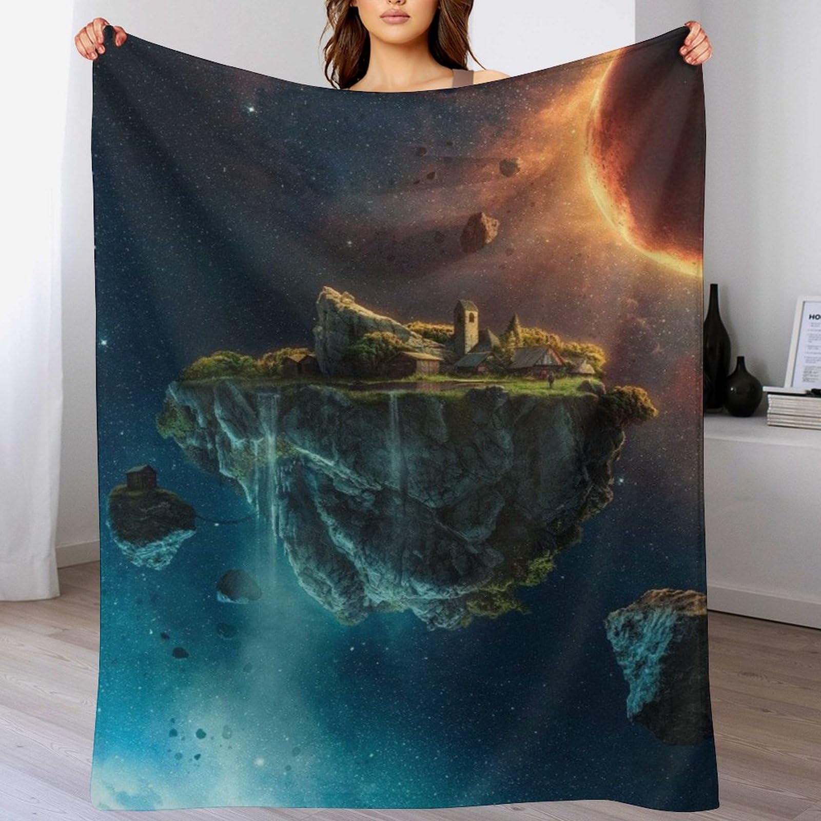Manta de isla flotante acolchada de 100x130 para alfombra de juegos y aislamiento térmico
