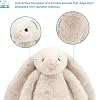 Best Pet Supplies Juguete Interactivo para Perros con Chirrido, Ideal para Masticadores, Perros Pequeños, Medianos y Grandes, y Amantes de Fetch - Conejo (Beige), Grande 3