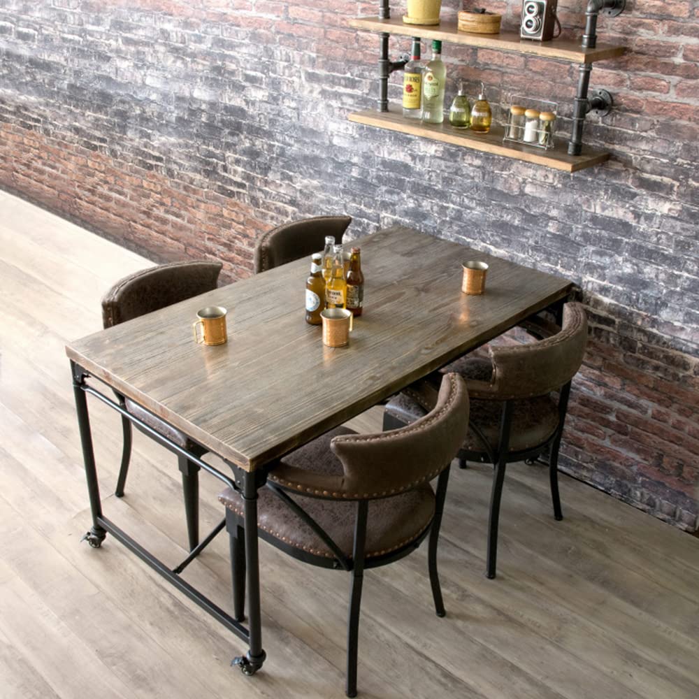 Amazon｜ダイニングチェア 背もたれ 肘掛け レザー風 ブラウン 座面高