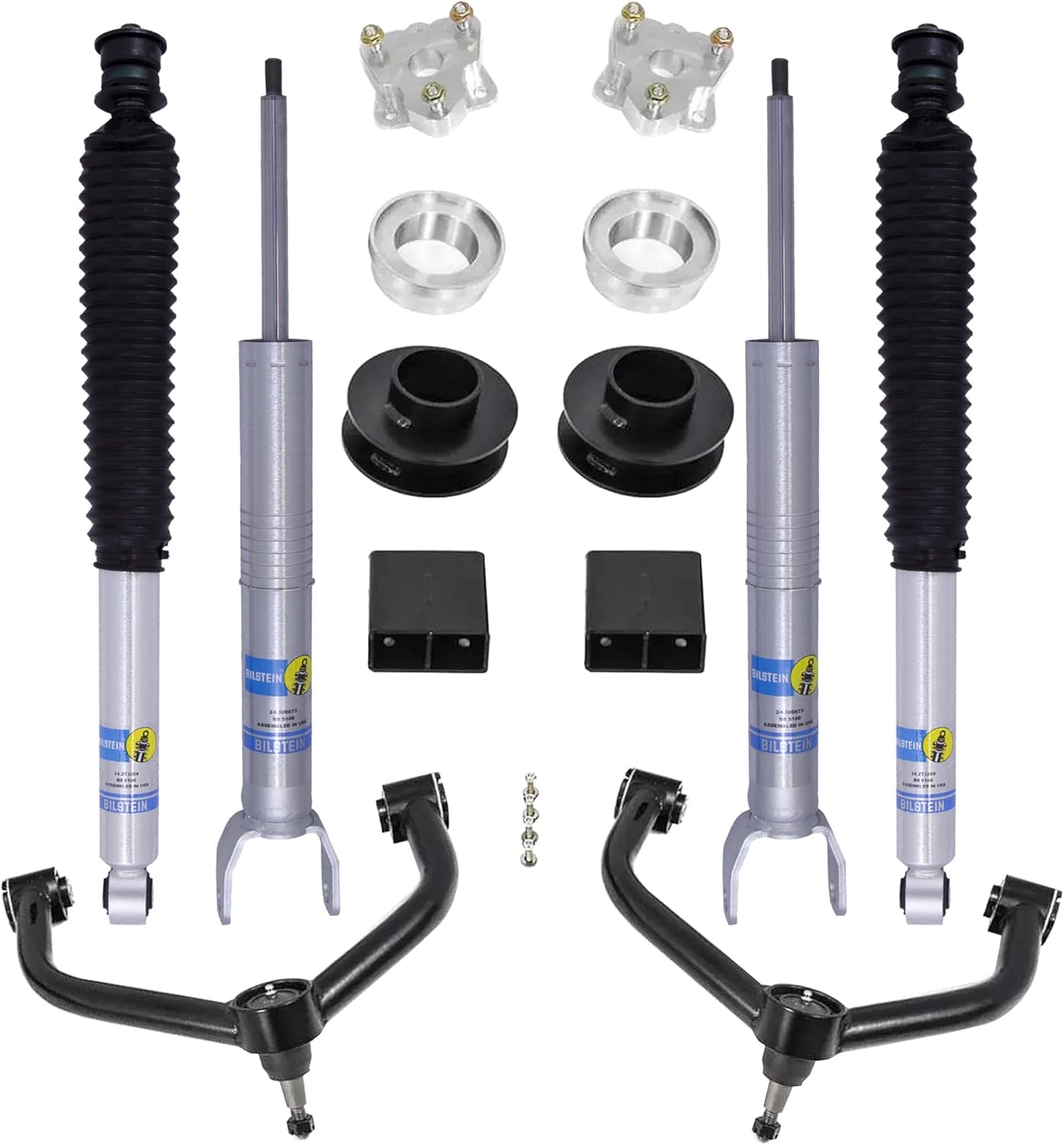 ReadyLIFT SST Lift Kit and Bilstein 5100 Shocks for 2019-2022 Ram 1500 4WD 2WD | Provides 3.5 Inch Front, 2 Inch Rear Lift, 35 Inch Max Tires | Includes TrendsAuto Decal | 69-1935 24-300872 24-233354