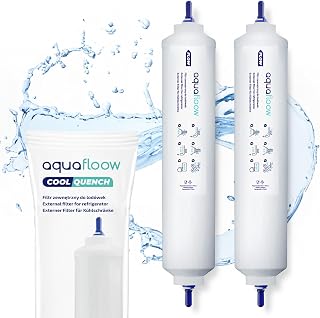 Aquafloow Filtro de agua para Frigorífico Samsung DA29-10105J HAFEX/EXP WSF-100, DA2910105J, 5231JA2010B, 5231JA2010C, USC100, 2 Unidades
