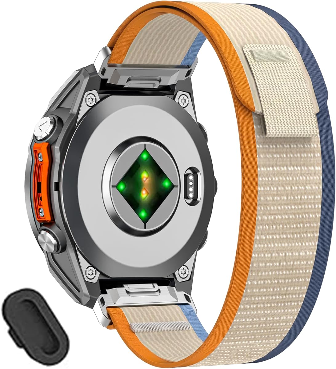 22mm Nylon Sport Watchband Compatible with Garmin Fenix 8 pro/tactix 8 47mm/Fenix E/7 Pro/7/6 Pro/6/5 Plus/5,Quickfit Strap for Descent G2/G1 Solar/epix Pro/quatix 8 47mm/Forerunner 970/965/955/945