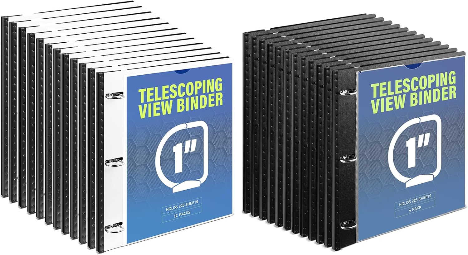 24 Pack of 1 Telescoping Binder