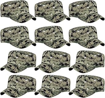 ZffXH Camo Military Cap, Adjustable ArmyStyle Outdoor Casual Hats