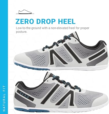 Xero Shoes Men's HFS Trainers — Running Shoes for Men, Zero Drop, Lightweight, Breathable Sport & Outdoor Barefoot Feel Men's Shoes