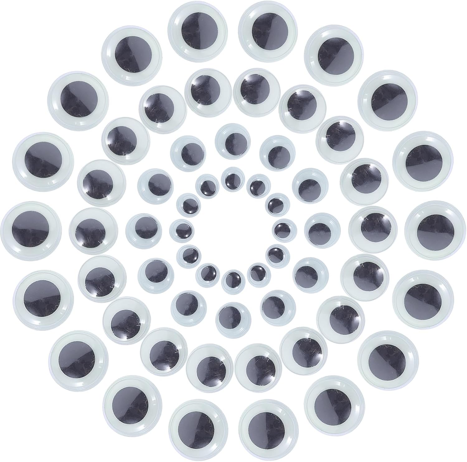 300pcs Glow in Dark Self Adhesive Wiggle Eyes for Crafts