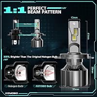 KOYOSO H4 LED izzó 19000LM 110W 12V autóhoz 6500K fehér 4